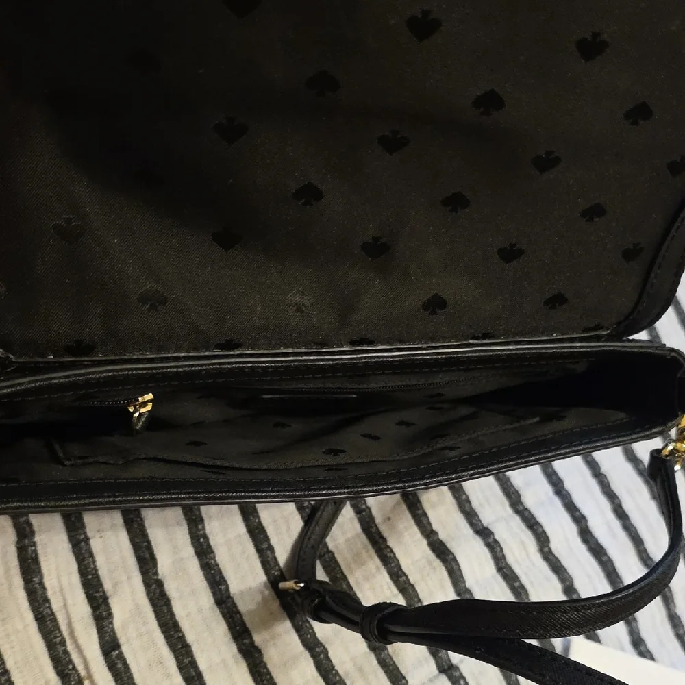 Kate Spade Black Crossbody Bag with Silver Hardware - Picture 7 of 8